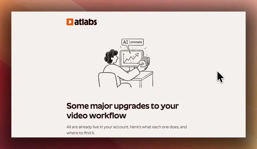 Video: two versions of the Atlabs newsletter, A and B